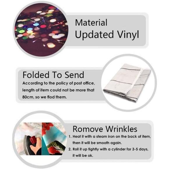 5x3ft Gingerbread House Backdrop Candy Cane Lollipop Sugar Lolly Photo Backdrop - Picture 6 of 8